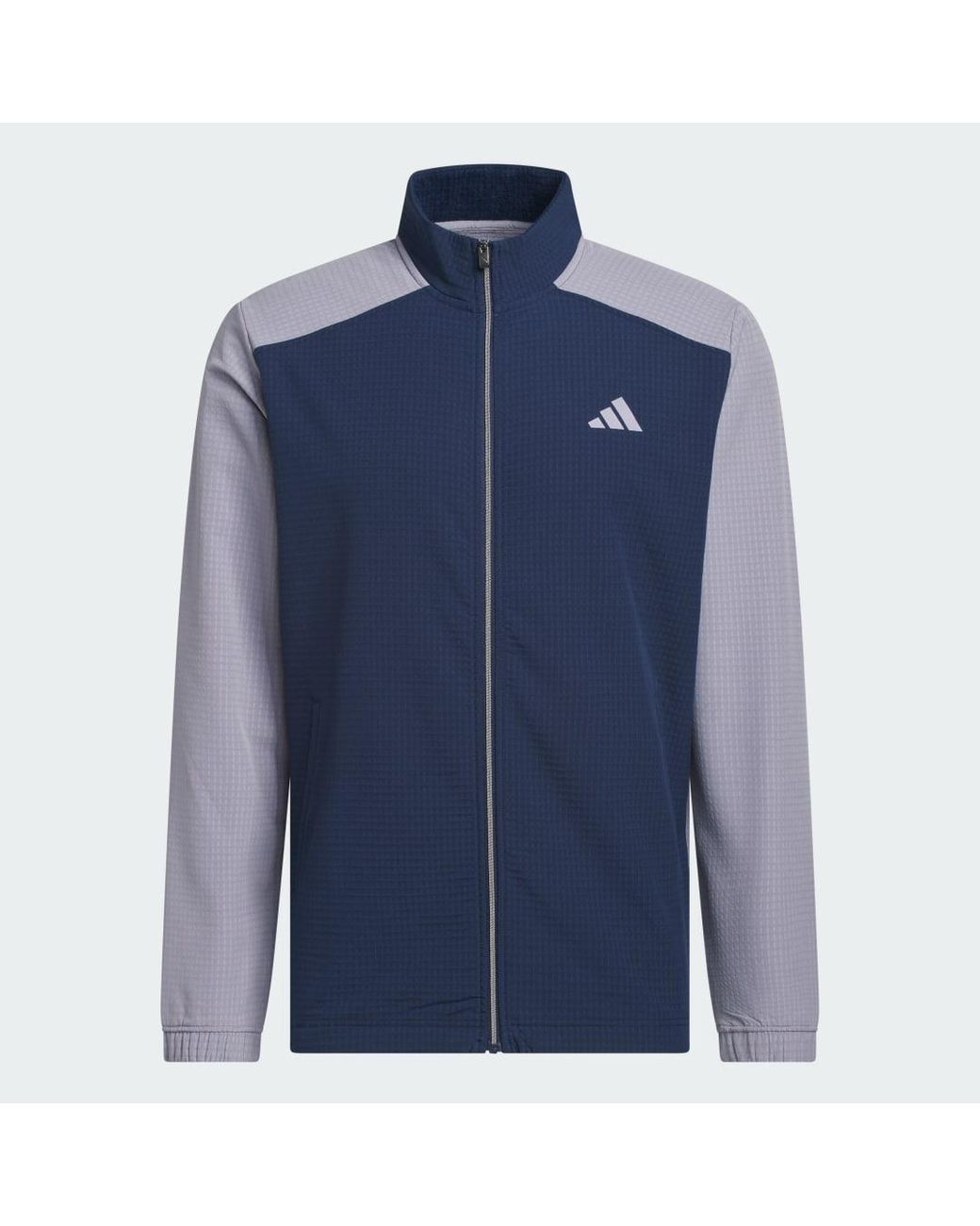 Adidas Blue Ultimate365 Wind Woven Full-Zip Sweatshirt for men