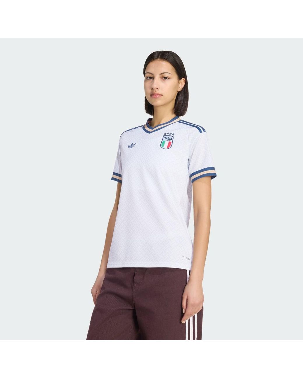 Adidas White Italy 26 Away Jersey