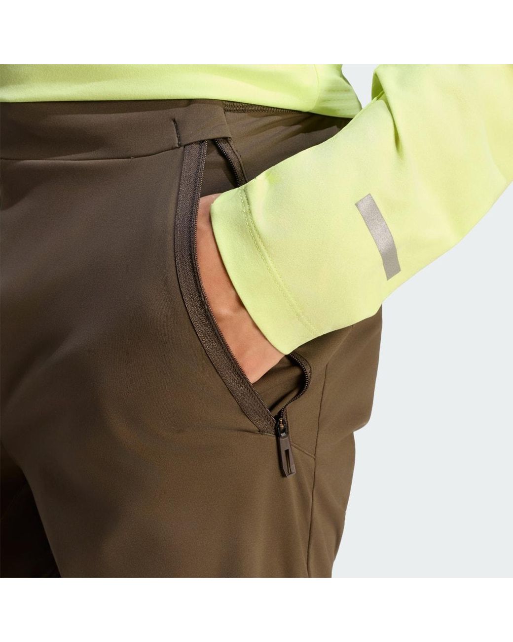 Adidas Green Terrex Xperior Cross Country-Ski Softshell Joggers for men