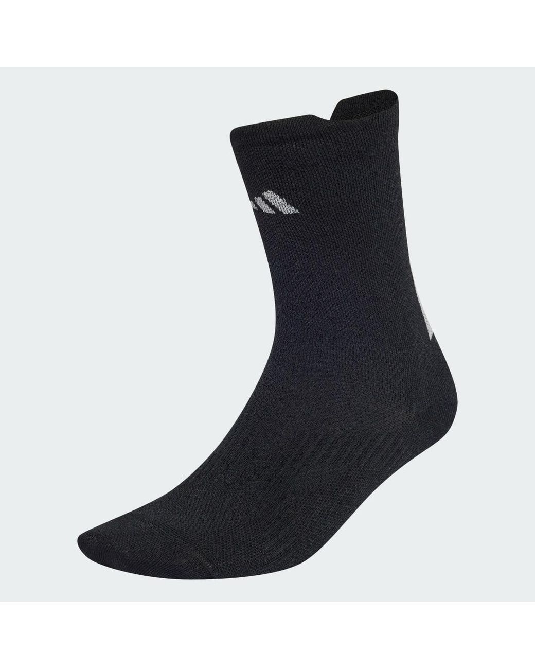 Adidas Black Running Reflective Crew Sock