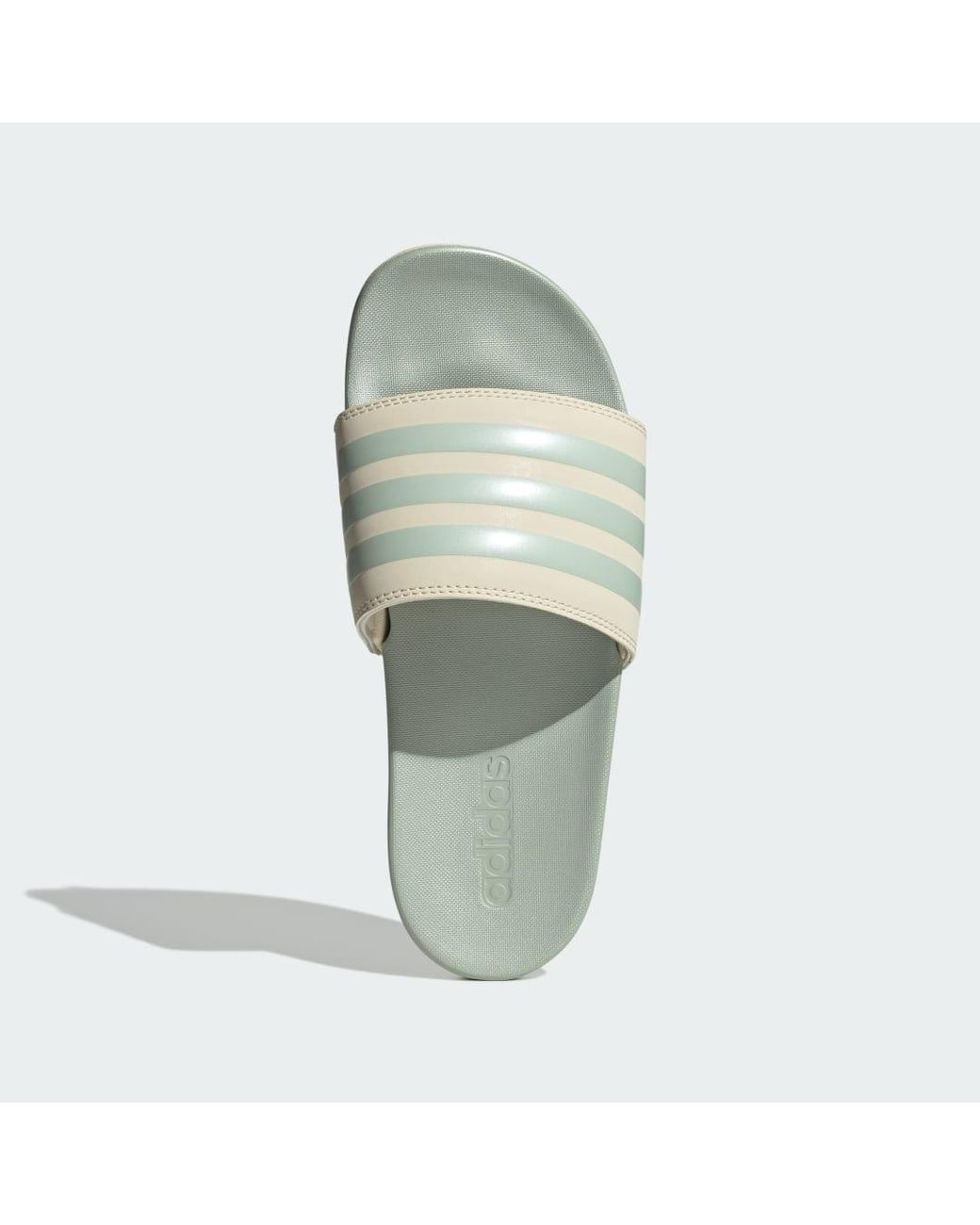 Adidas Green Adilette Comfort Slides