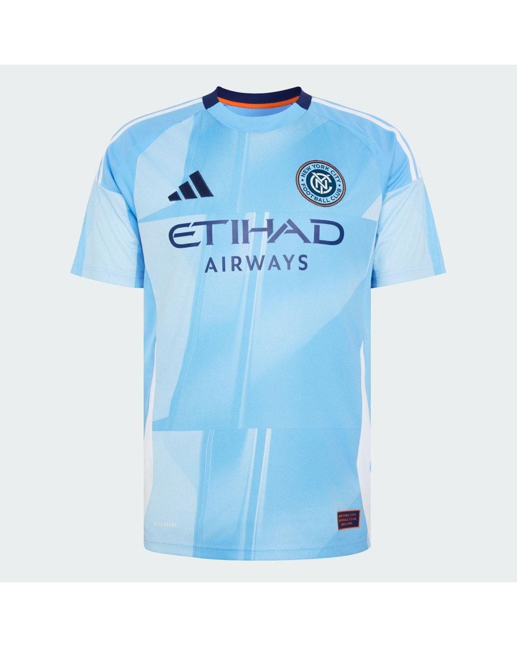 Adidas Blue New York City Fc 25/26 Home Jersey for men