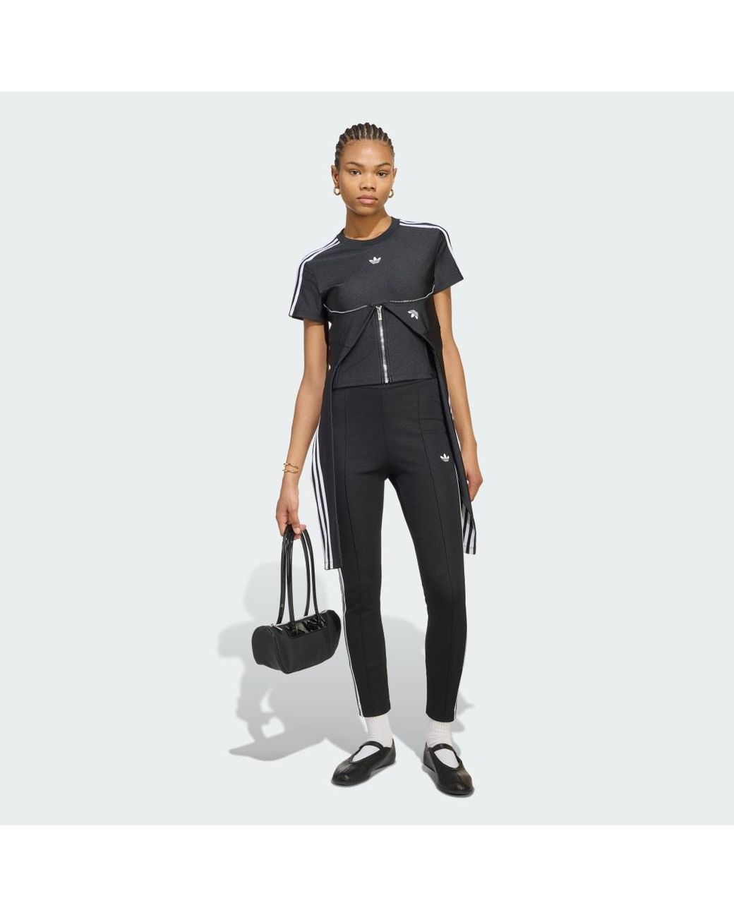 Adidas Black X Mia Marquez Corset T-Shirt