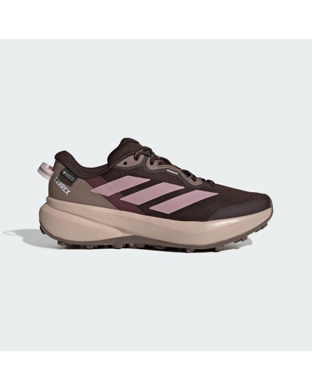 Adidas Brown Terrex Tracefinder Plus Gore-Tex Trail Running Shoes