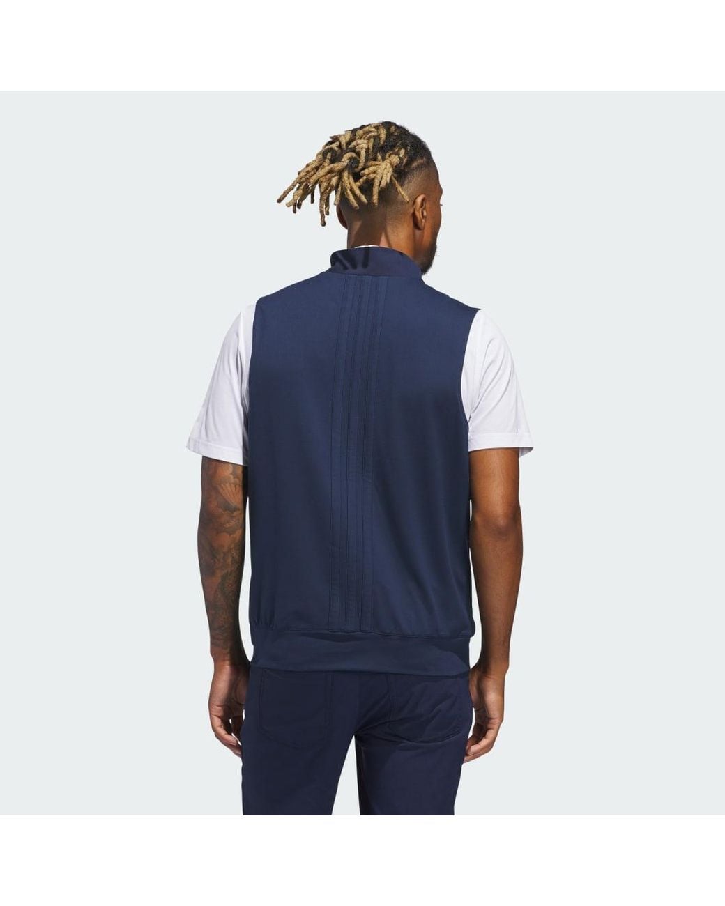 Adidas Blue Ultimate365 Tour Full-Zip Vest for men