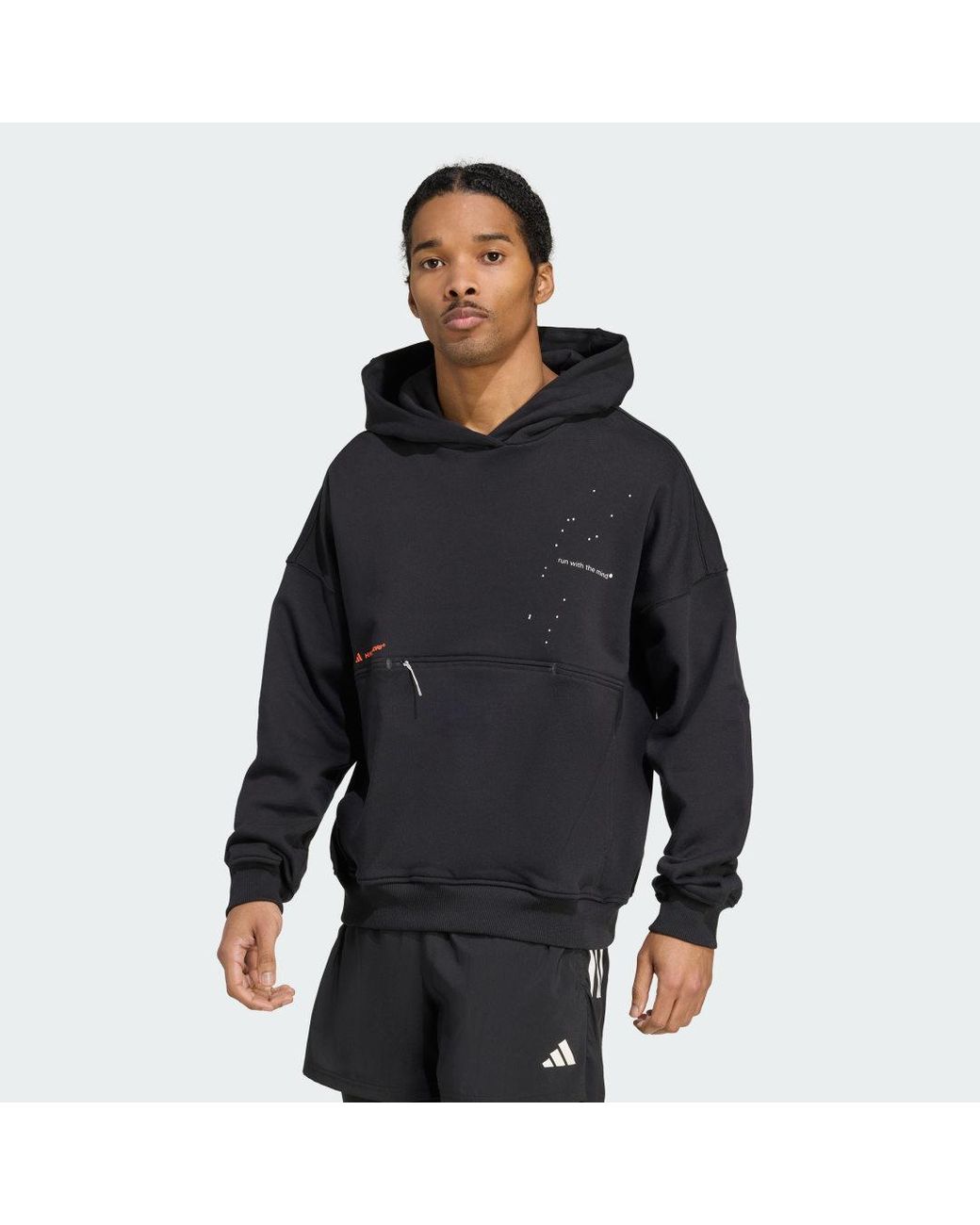 Adidas Black Adi365 H.Koumori Running Hoodie (Gender Neutral)