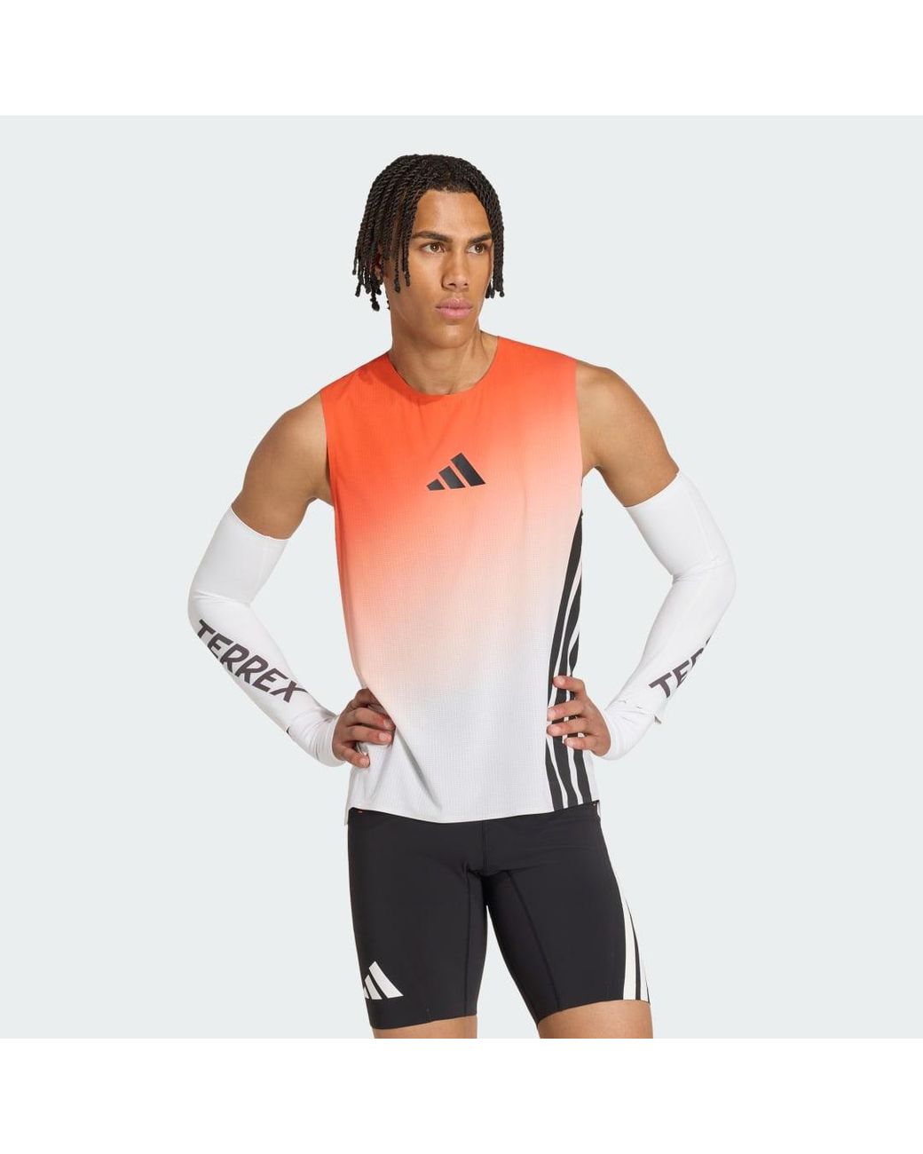 Adidas Red Terrex Xperior Pro Tank Top for men