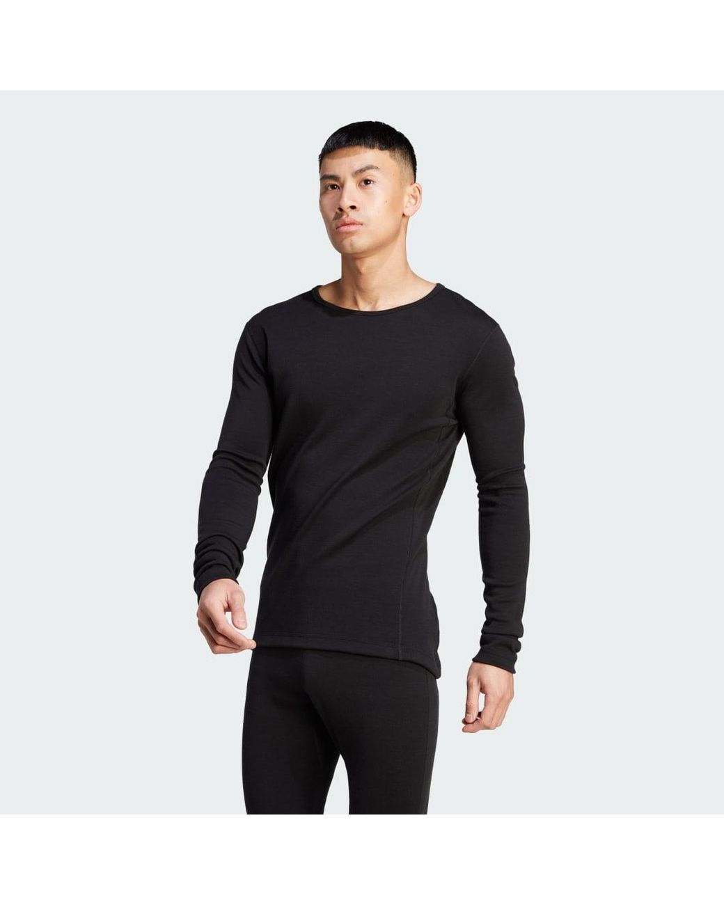 Camiseta interior manga larga Xperior Merino 260 adidas de hombre de color  Negro | Lyst