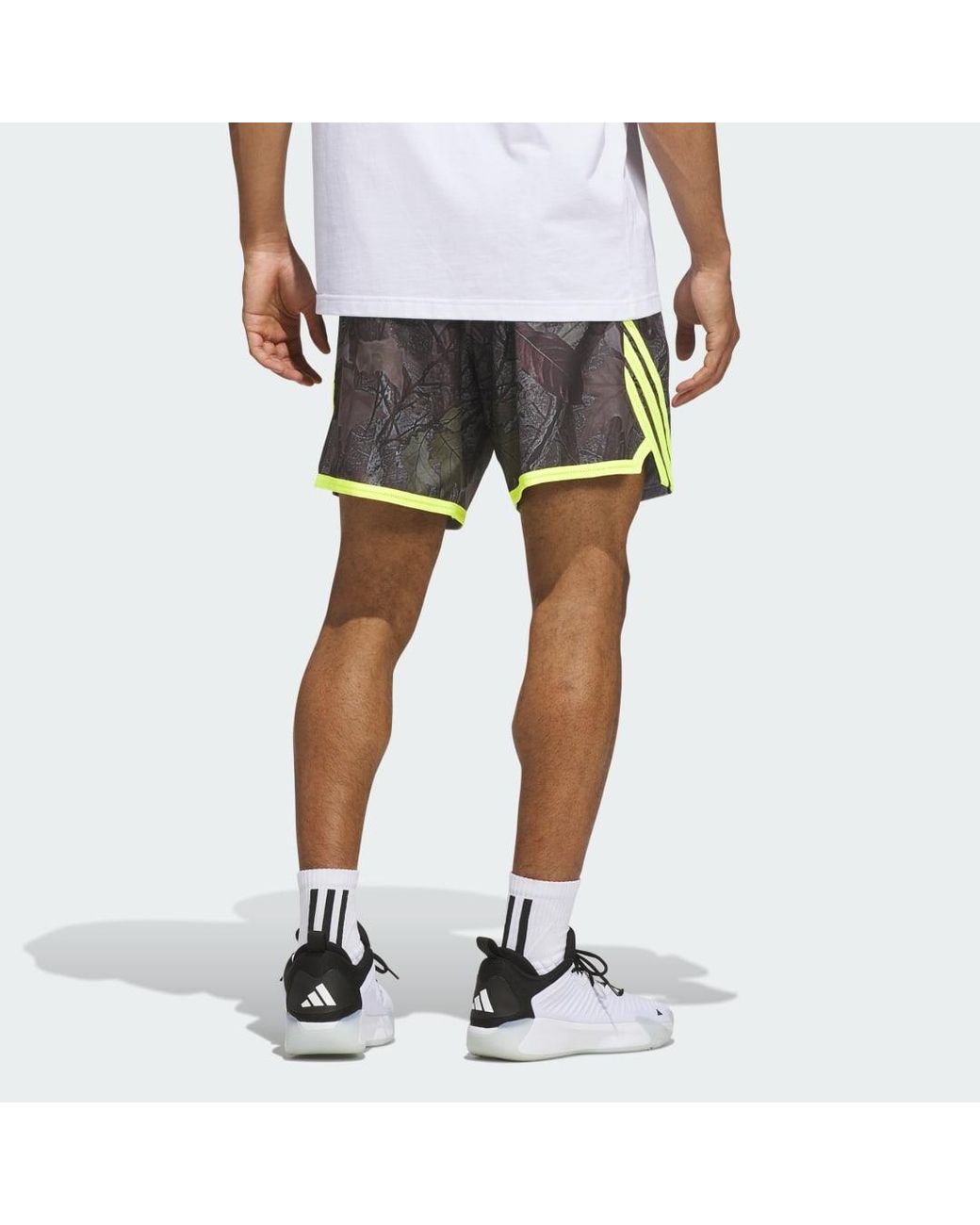 Adidas Blue Crazy Lite Camo Aop Short for men