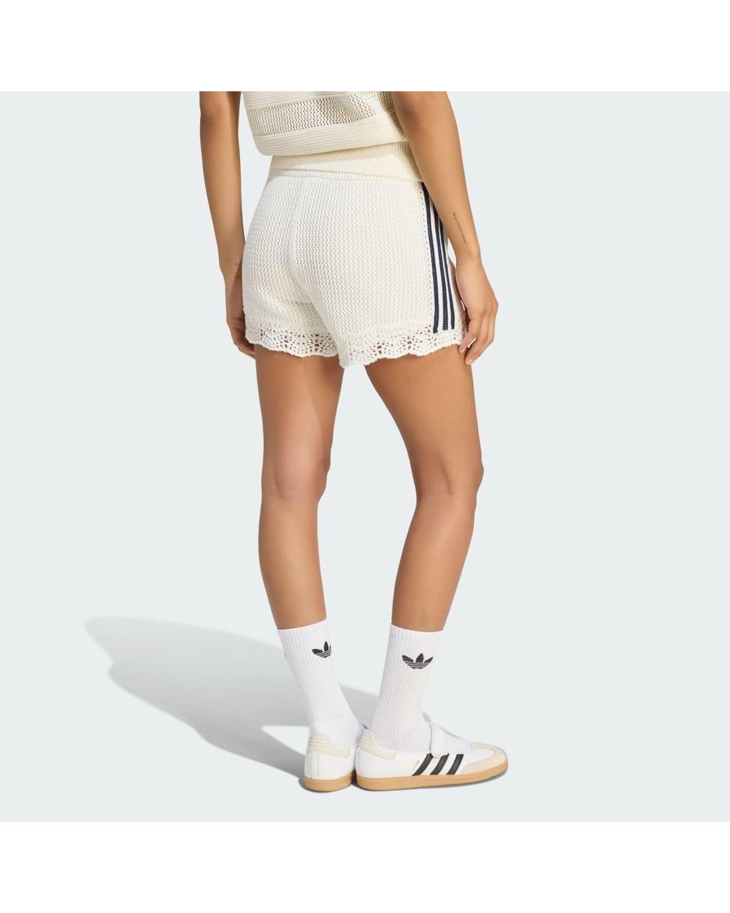 Adidas White Resort S Shorts W