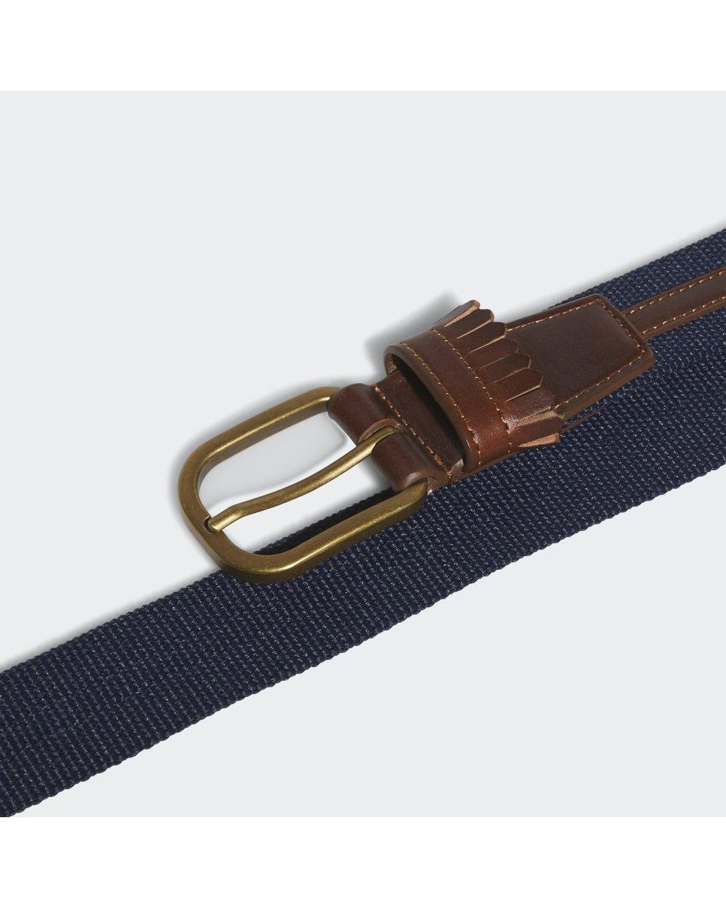 Adidas Gray Originals Golf Leather Belt for men