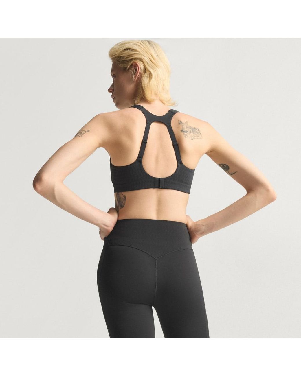 Adidas Black Optimé High Support Bra