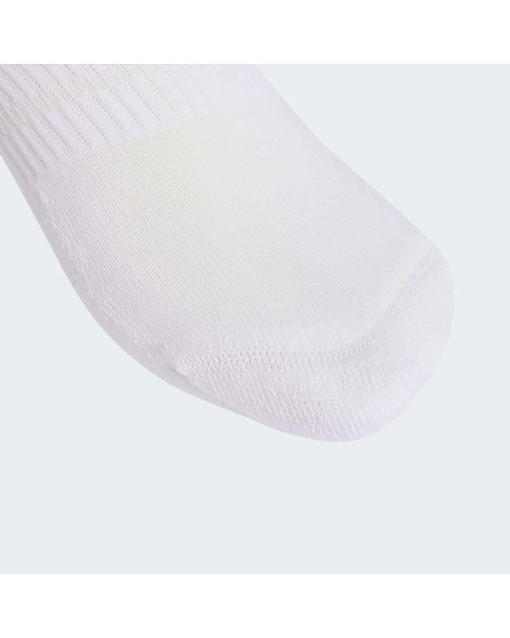 Adidas White Cushioned Sportswear Ankle Socks 3 Pair Pack