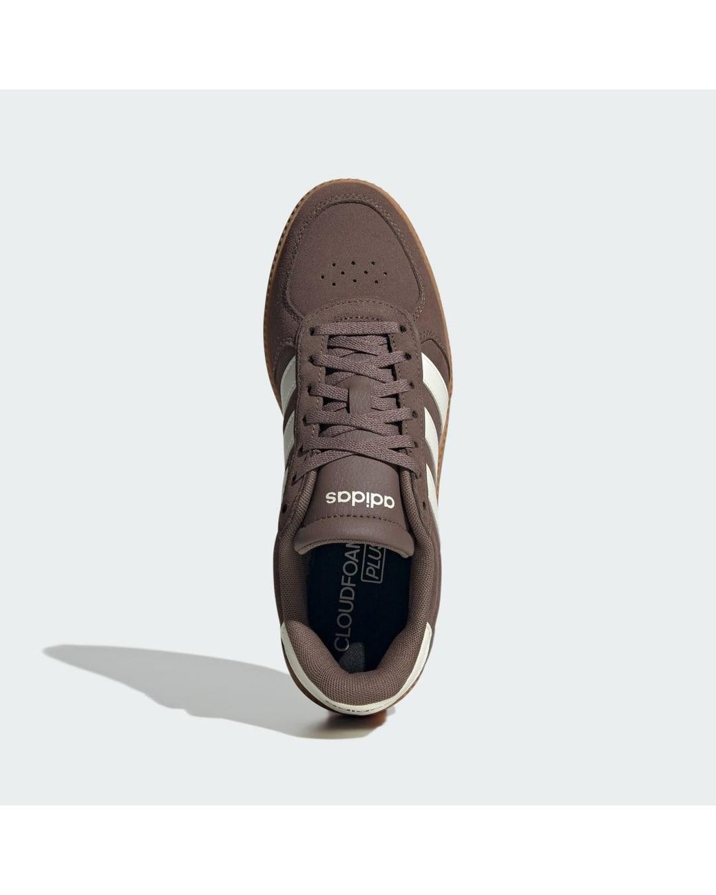 Adidas Multicolor Breaknet Sleek Suede Trainers S White/coral/green 4.5 Uk
