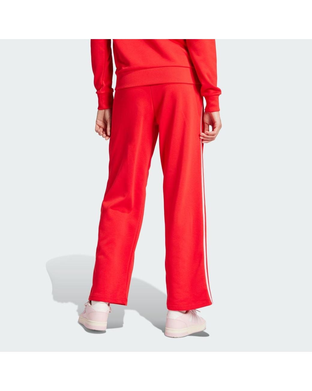 Adidas Red Essentials Color Pop French Terry Pants