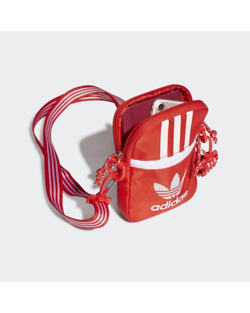 adidas Adicolor Classic Festival Tasche in Rot | Lyst DE