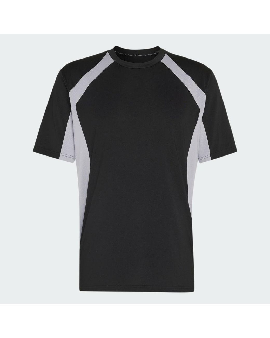 Adidas Black Tech Apparel Colorblock T-Shirt for men