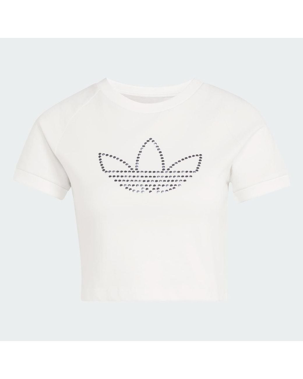 Adidas White Studded Cali T-Shirt