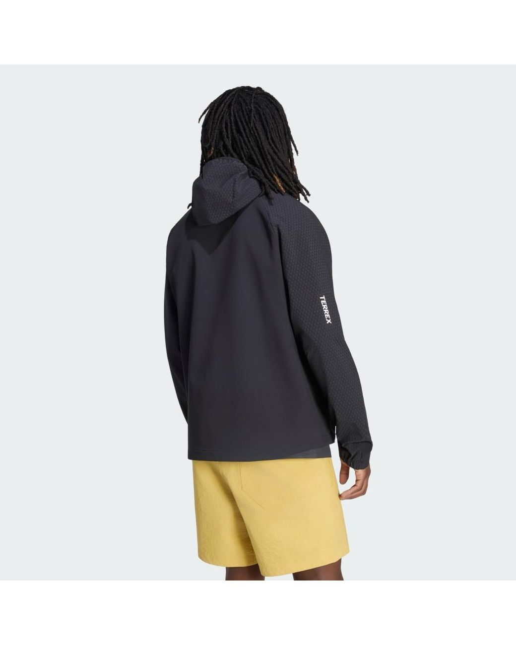 Adidas Black Terrex Multi Climawarm Softshell Jacket for men