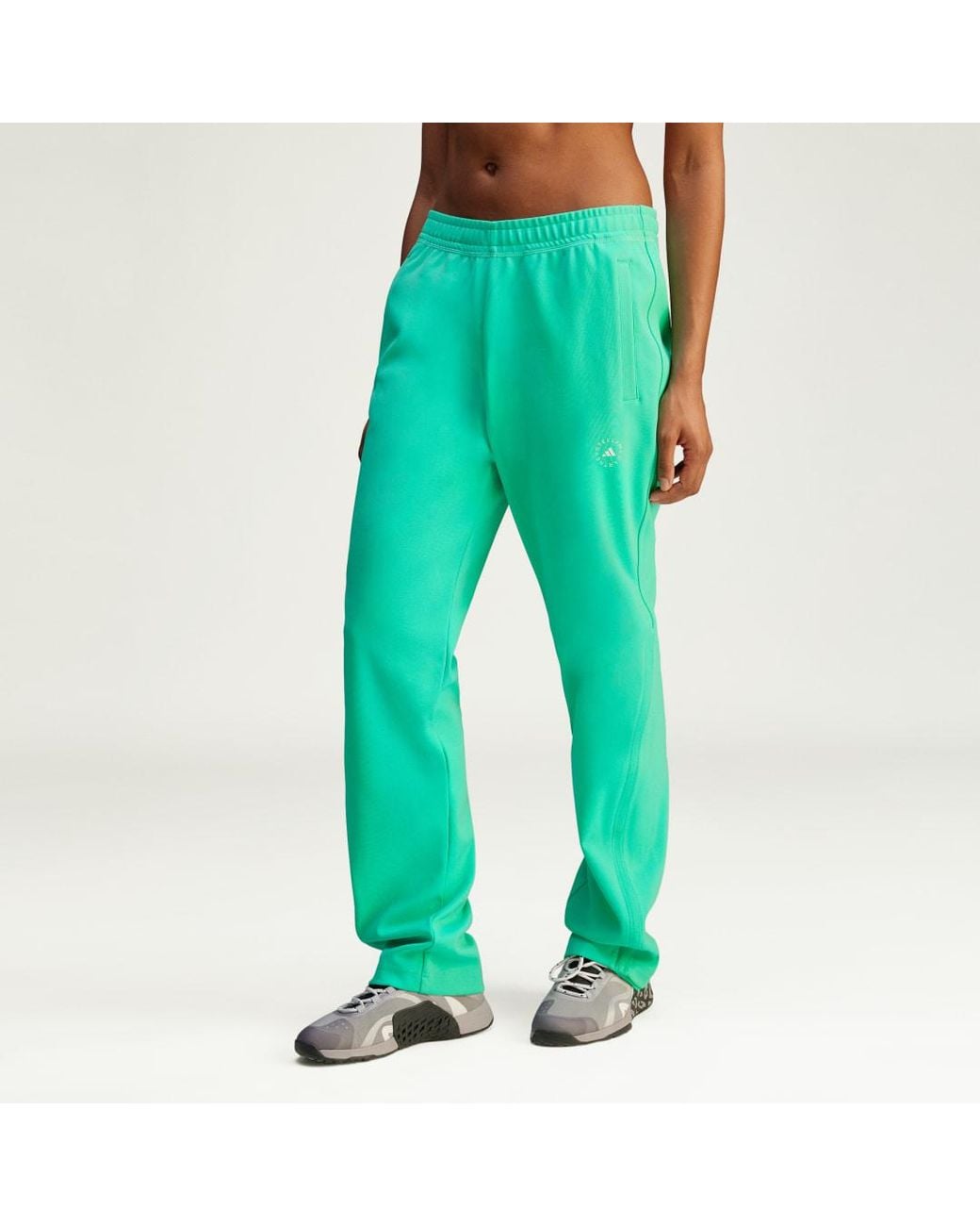 Adidas Green By Stella Mccartney Knitted Track Tracksuit Bottoms