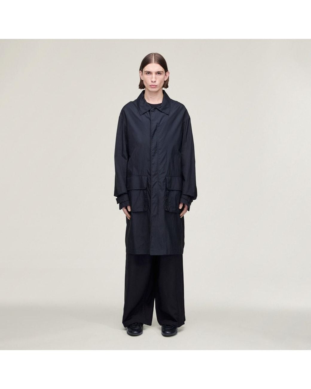 Adidas Blue Y-3 Nylon Parka