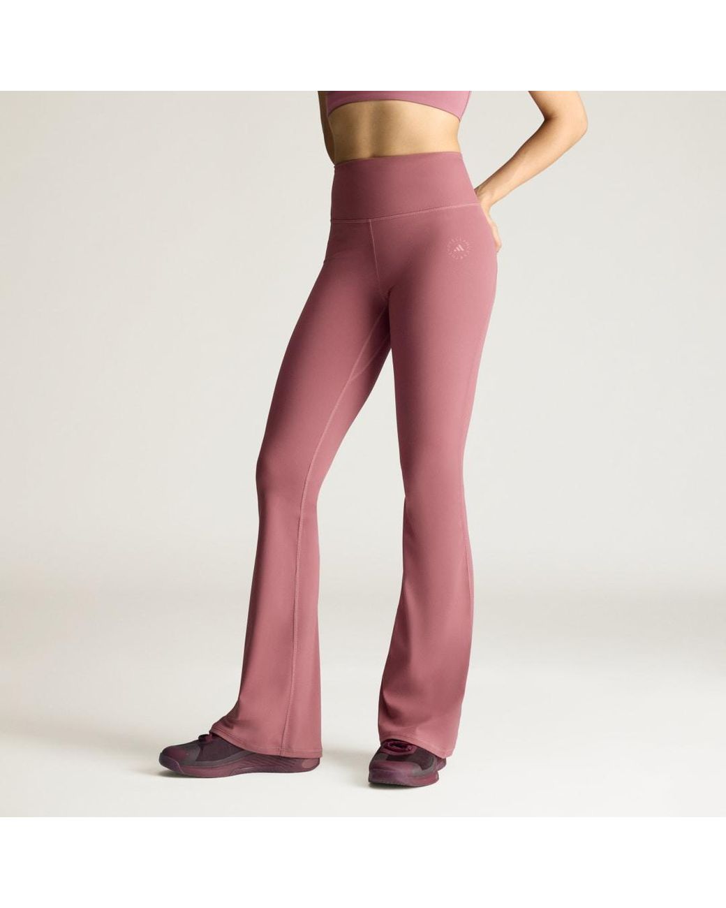 Adidas Pink By Stella Mccartney Training Flared Legging