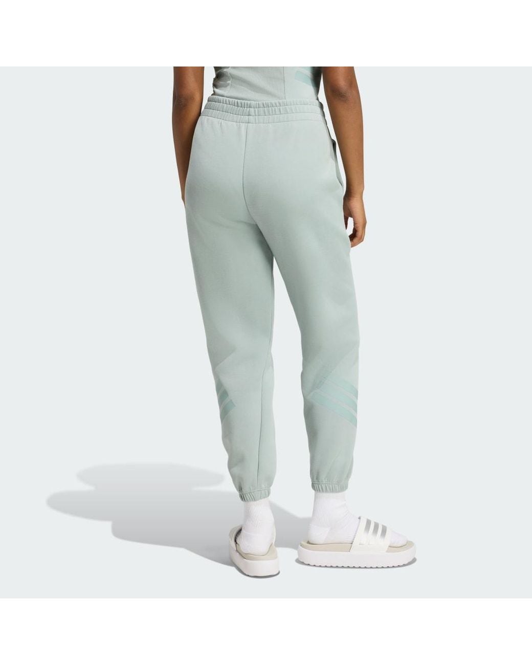 Adidas Green Future Icons 3-Stripes Tracksuit Bottoms
