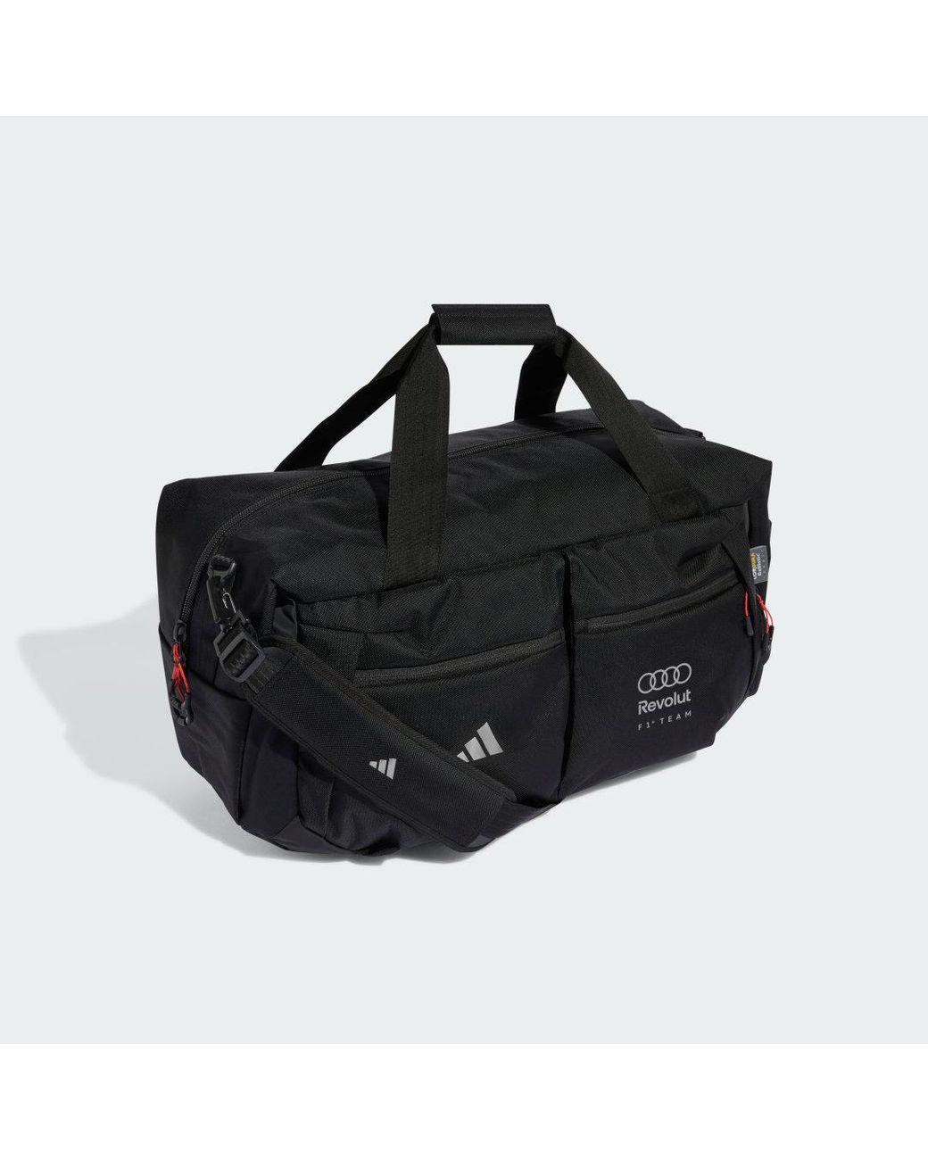 Adidas Black Audi Formula One Team Hybrid Duffel Backpack