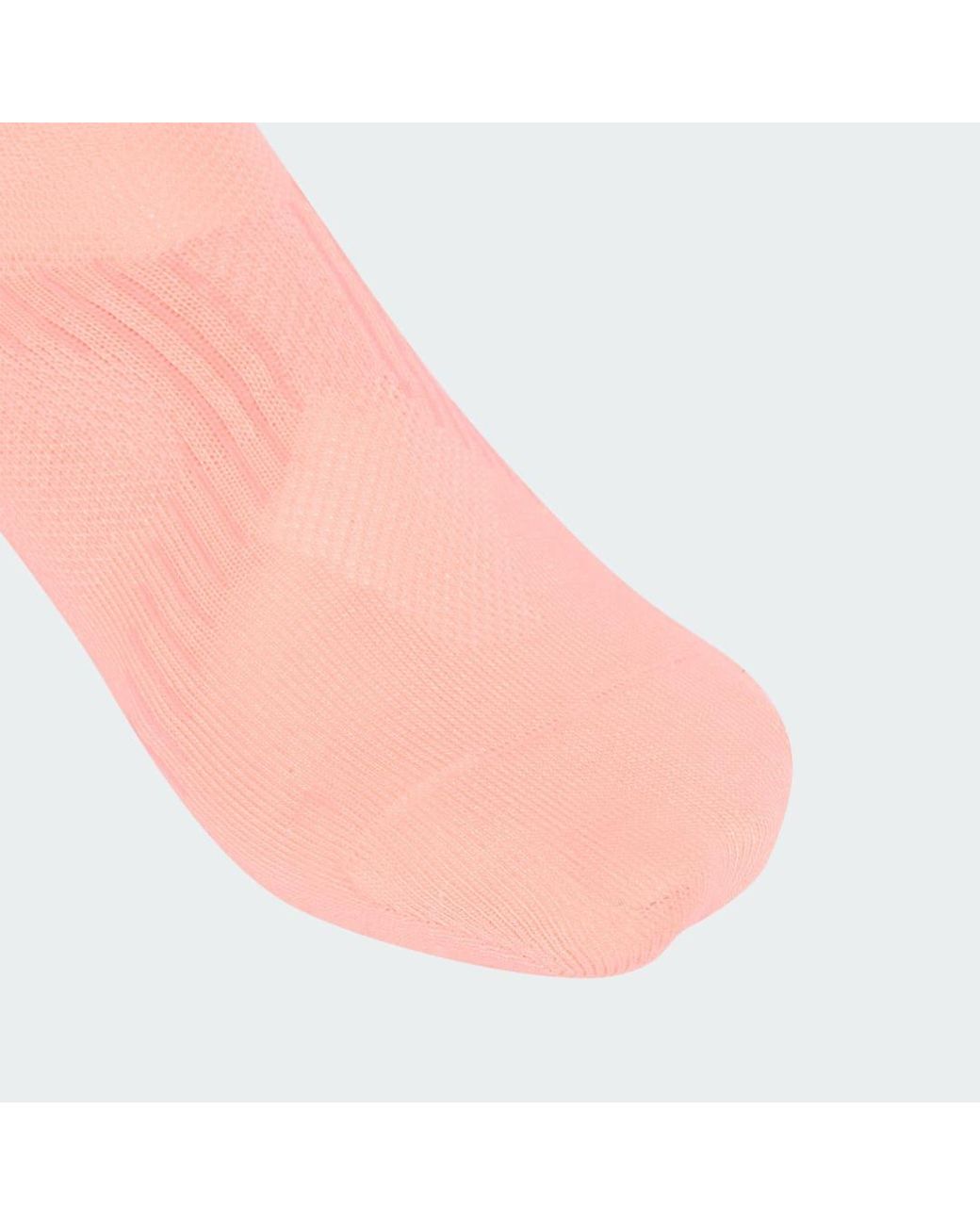 Adidas Pink Running Light Crew Sock