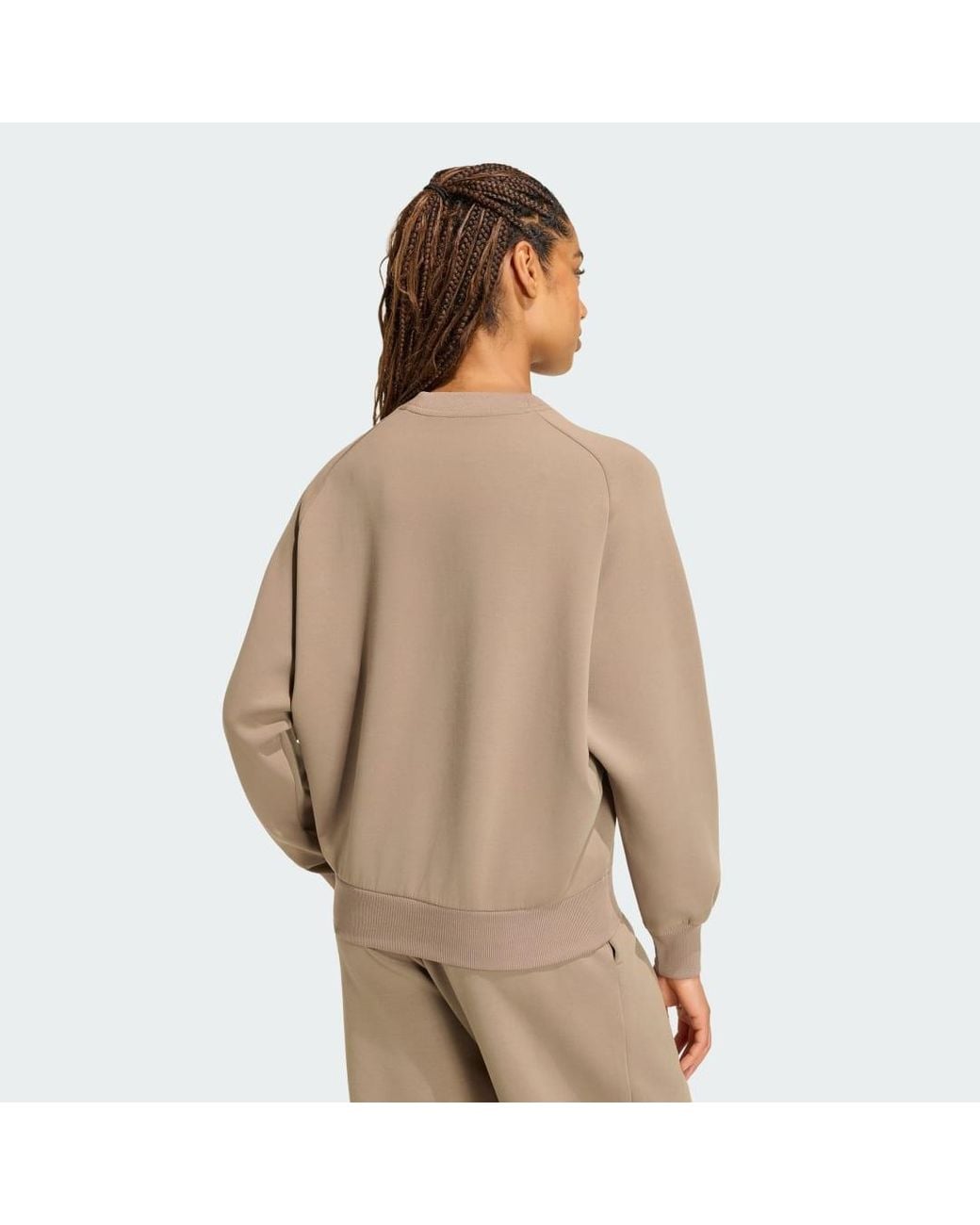 Adidas Natural Soft Lux Loose Sweatshirt