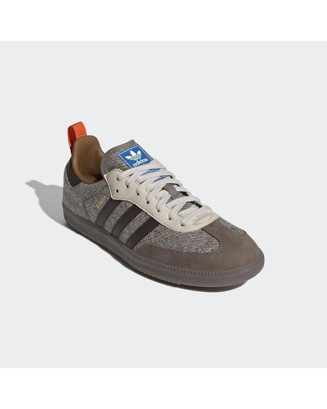 adidas Wolle Samba Fox Schuh in Braun | Lyst DE