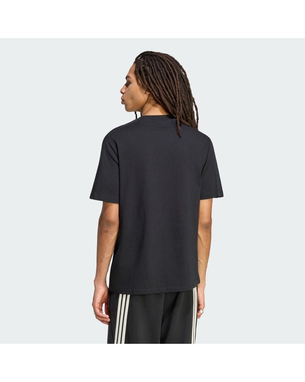 Adidas Black Seasonal Essentials Camo T-Shirt for men