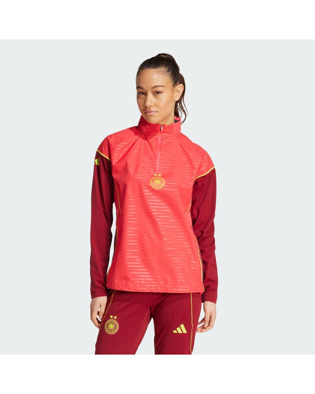 Adidas Red Germany Tiro 25 Pro Rain Top