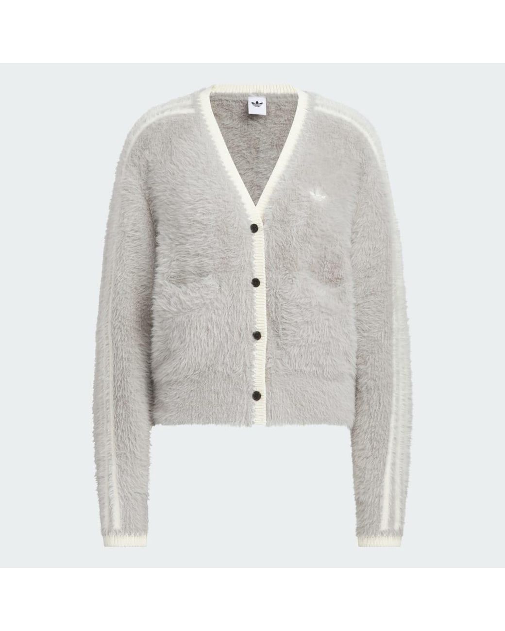 Adidas Gray Crafted Cardigan