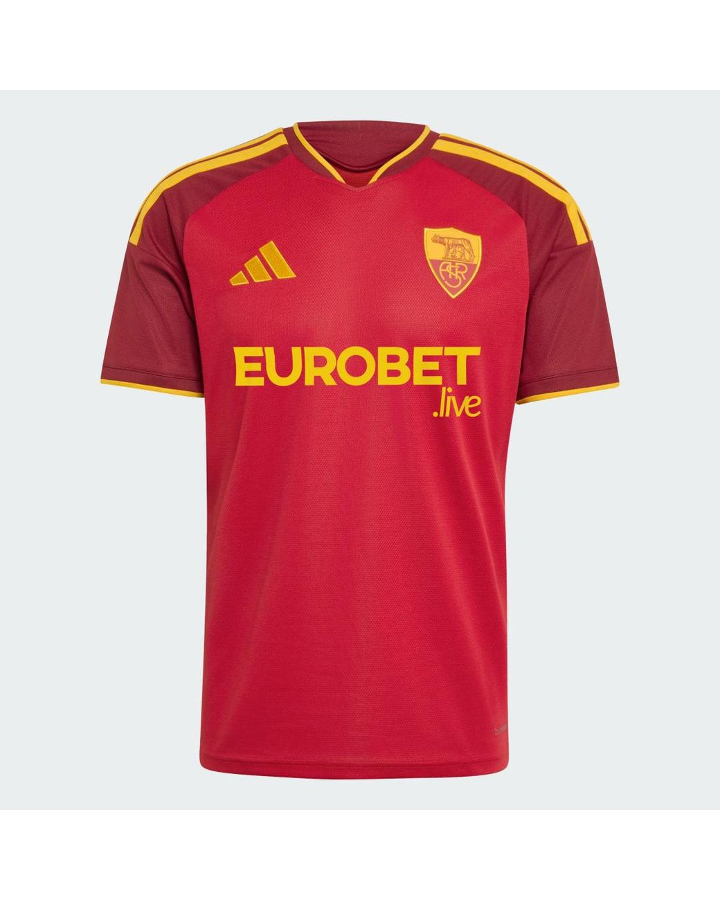 Adidas Red As Roma 2026/27 Home Replica Jersey for men