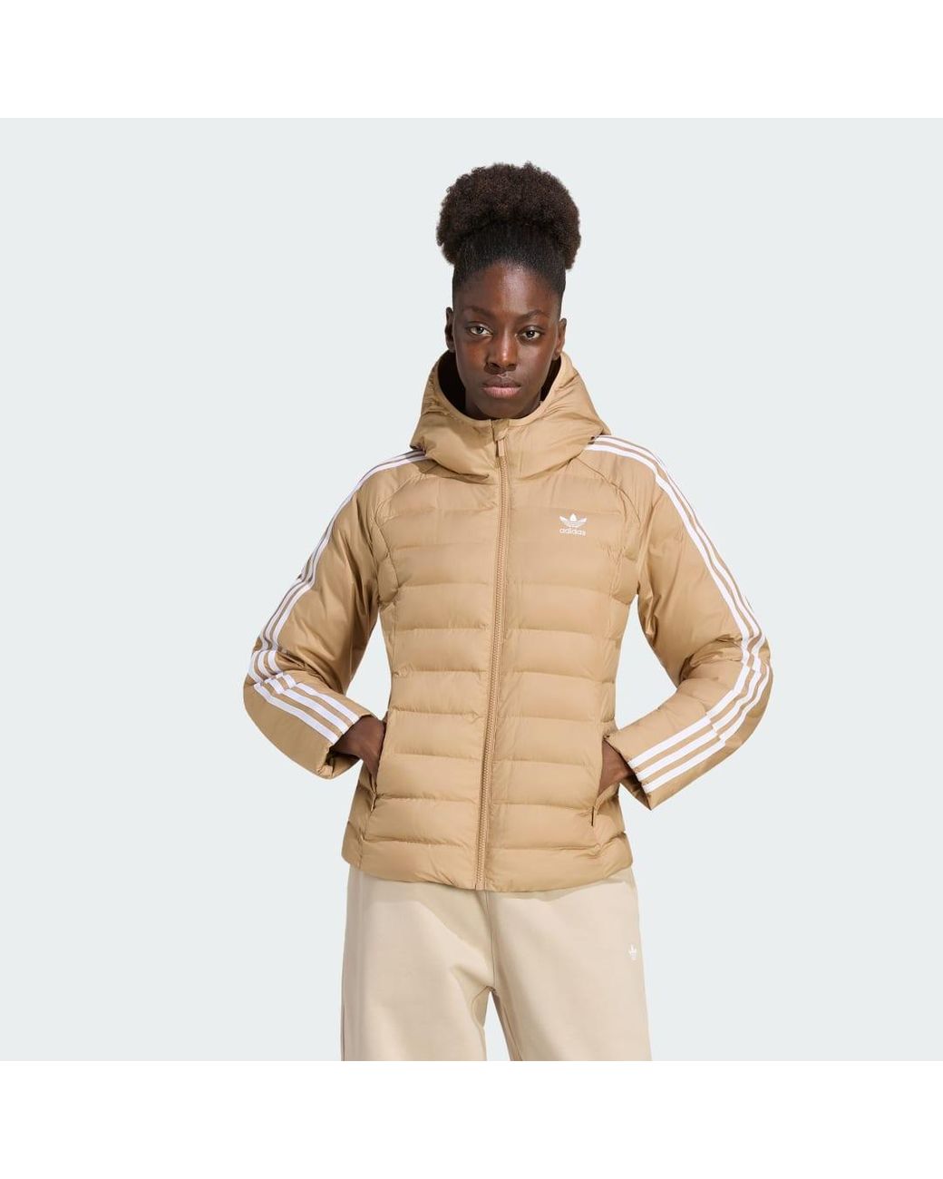 Adidas Natural Adicolor Slim Jacket