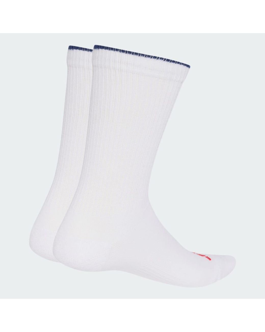 Adidas White Food Graphic 2Pp Crew Socks