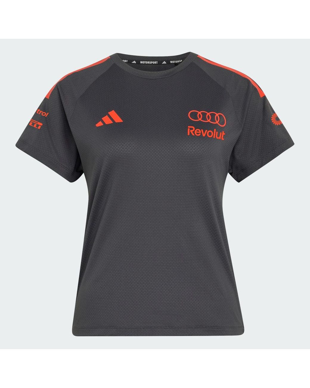 Adidas Gray Audi Revolut F1 Team Short Sleeve Mechanics Jersey