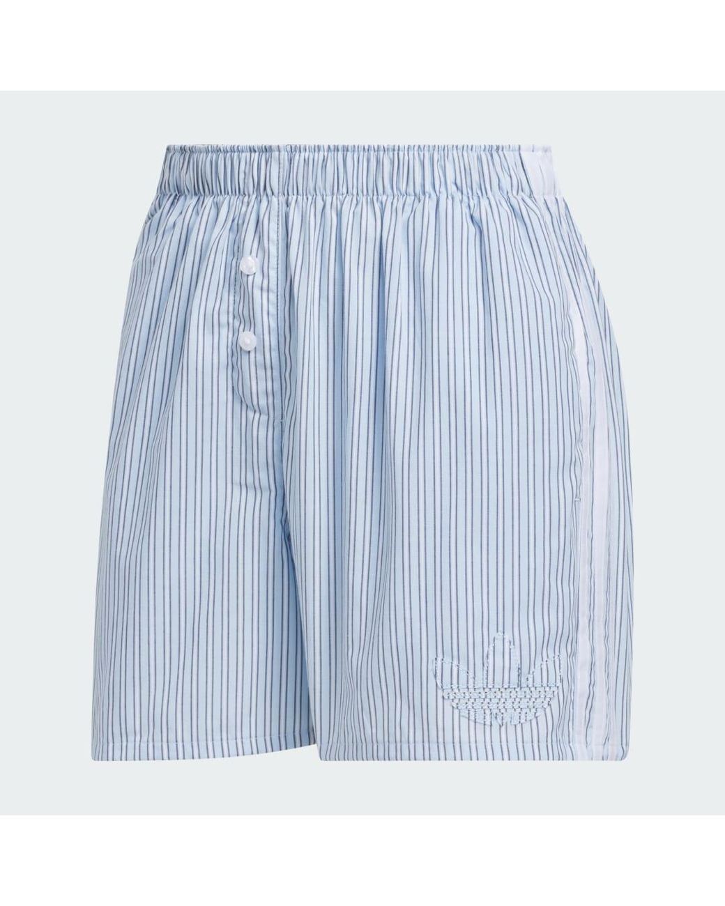 Adidas Blue Striped Boxer Short