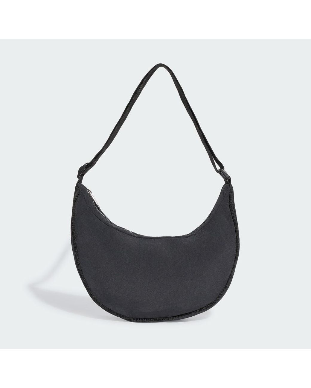Adidas Black Everyday Icons Half Crescent Handbag
