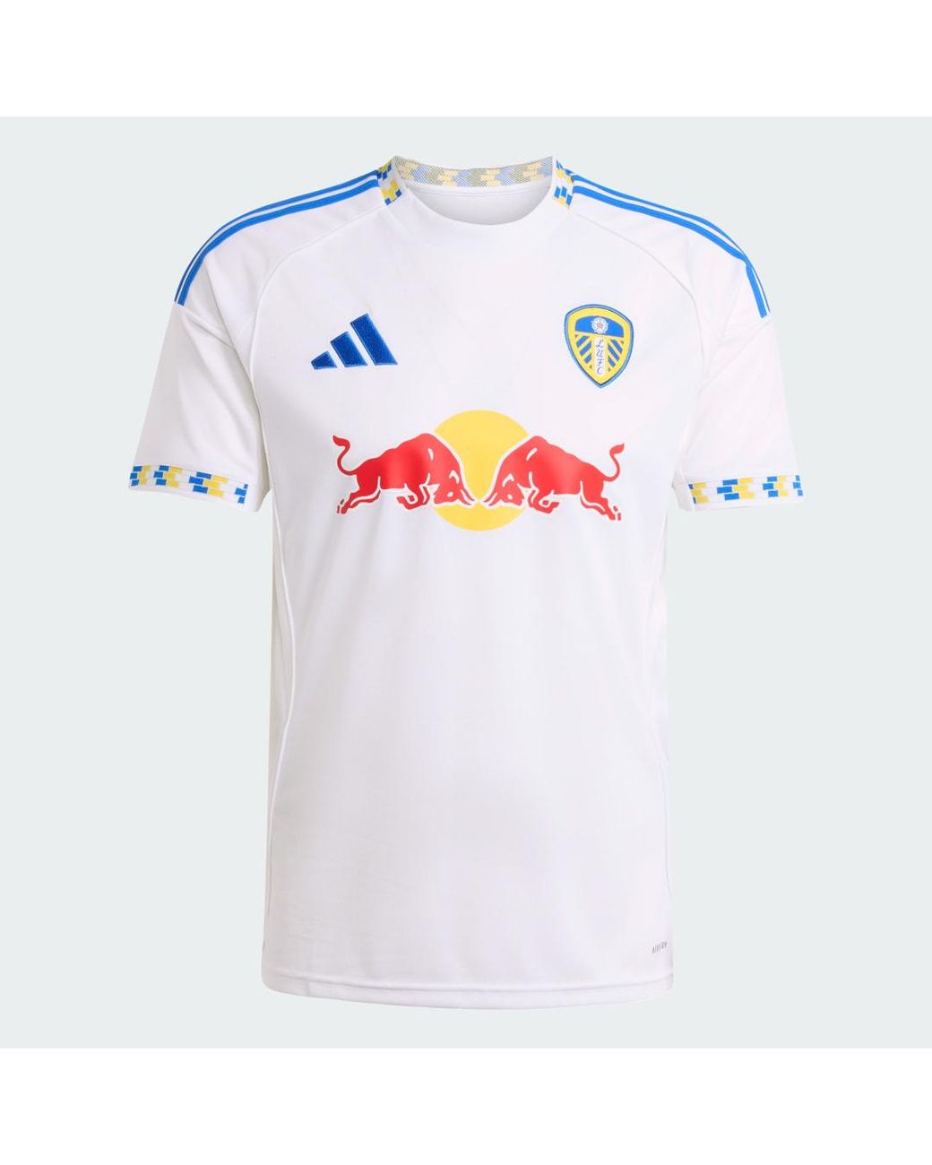 Adidas White Leeds United Fc 25/26 Home Jersey for men
