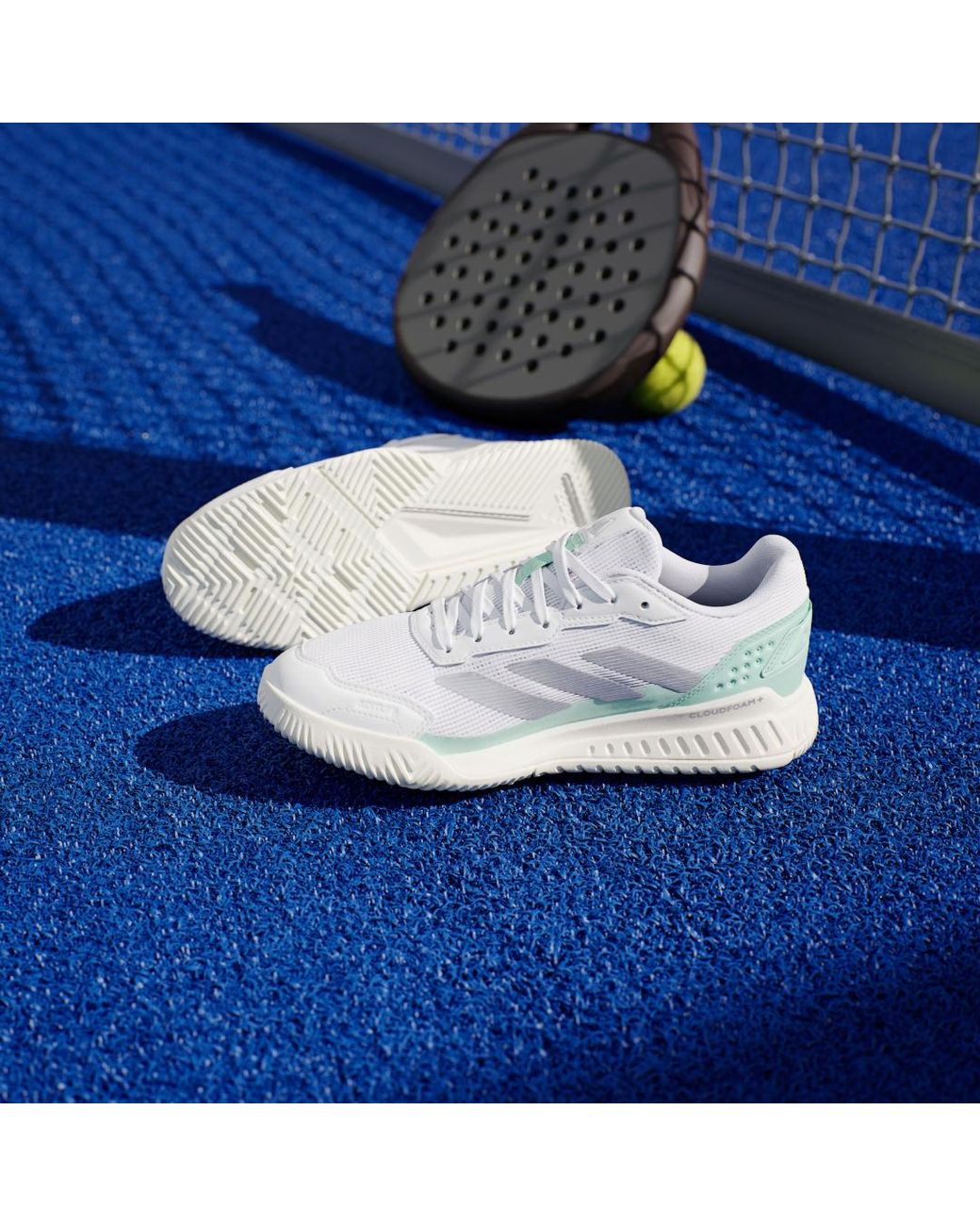Adidas Blue Courtquick Padel Shoes