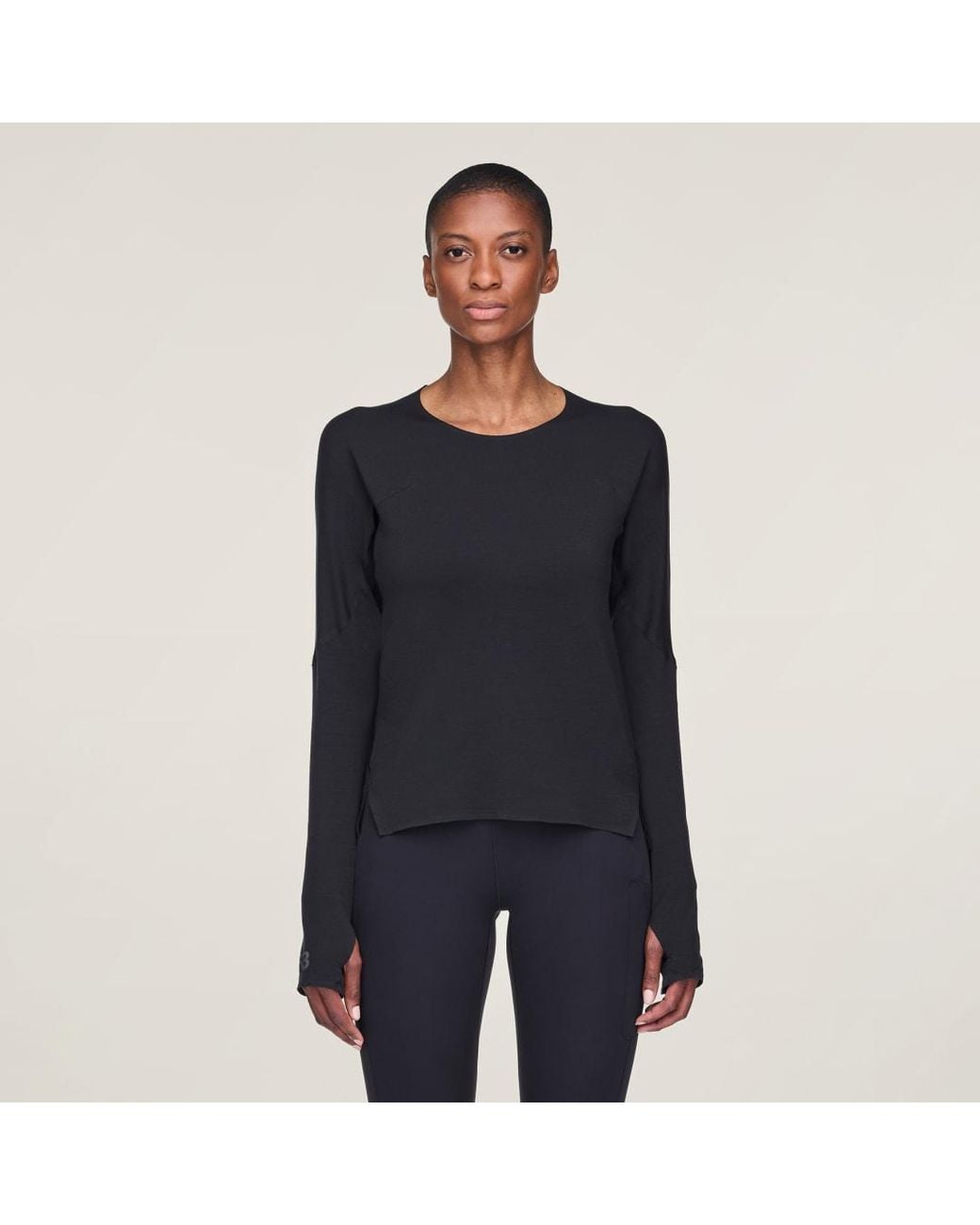 Adidas Black Y-3 Running Long Sleeve T-Shirt