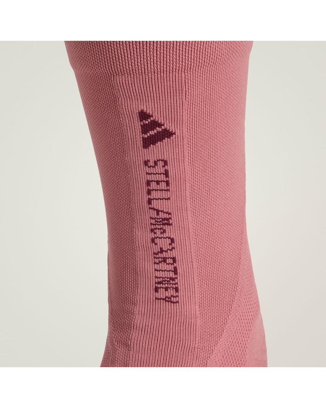 Adidas Pink By Stella Mccartney Crew Socks