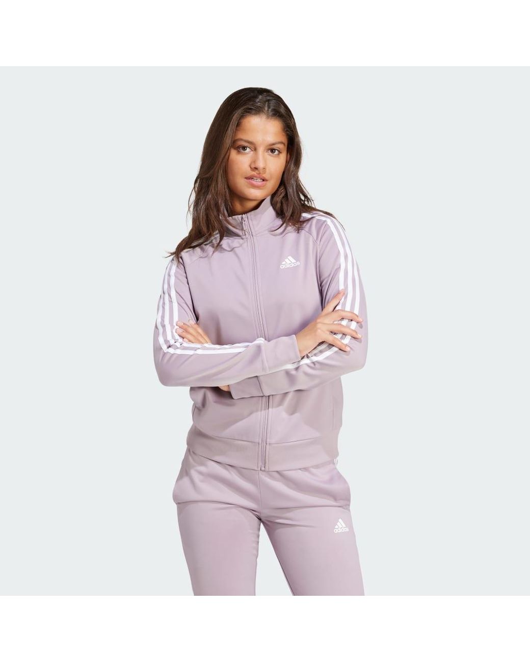 womens purple adidas tracksuit