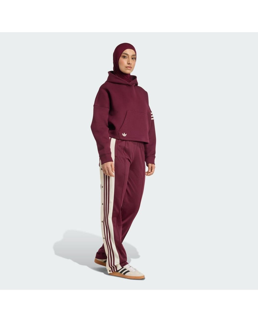 Adidas Red Adibreak Tracksuit Bottoms