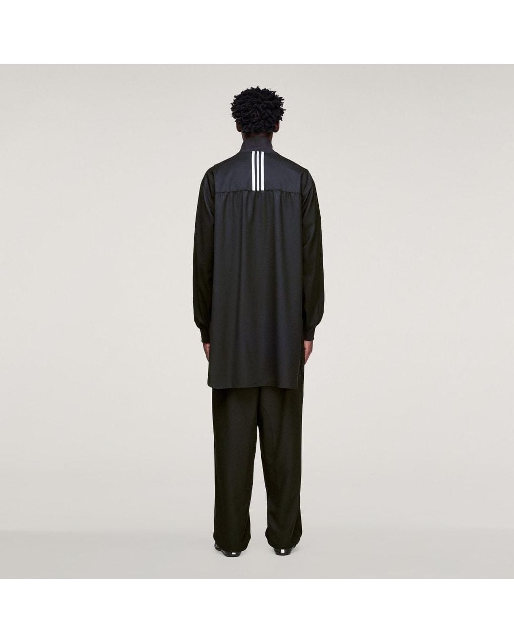 Adidas Black Y-3 Refined Wool Long Track Top for men