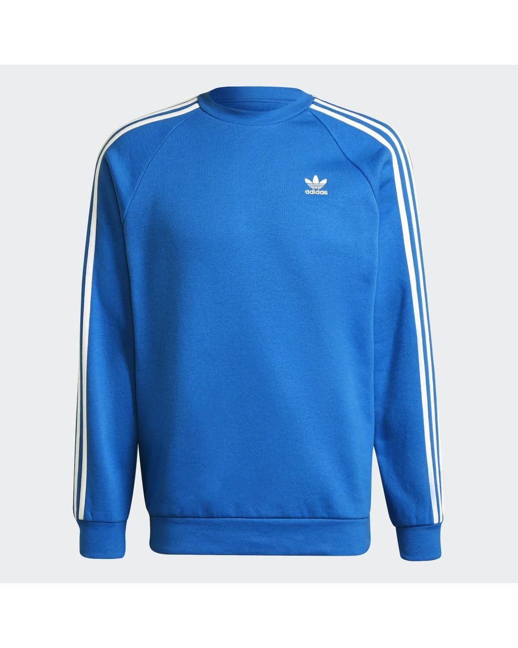 Sudadera cuello redondo Adicolor Classics 3 bandas adidas de hombre de  color Azul | Lyst