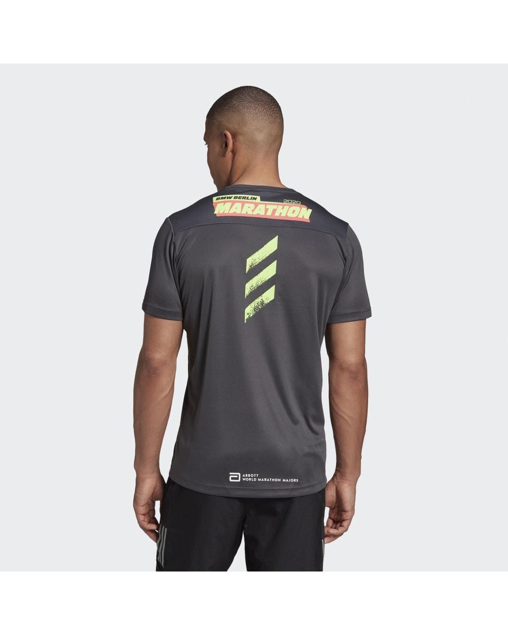 Camiseta Berlin Marathon Event adidas de hombre de color Gris | Lyst
