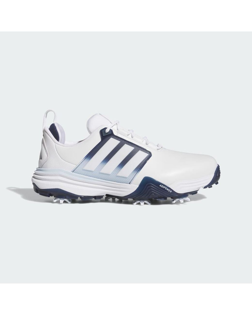 Adidas Blue Adipower 26 Wide Golf Shoes for men